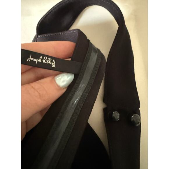 JOSEPH RIBKOFF | Ruffled Tie Dye Halter Neck Cocktail Dress Party Dress | Size 2 - Picture 6 of 6